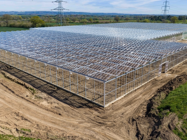 Aldby Field Nurseries Ltd - New 9,542m² Venlo Glasshouse Extension