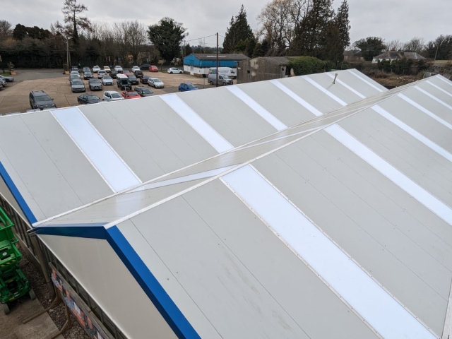 Folkestone Garden Centre - Composite Re-roof